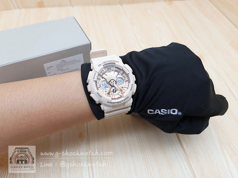 CASIO G-SHOCK MINI นาฬิกาข้อมือ นาฬิกากันน้ำ นาฬิกาของแท้ ประกันศูนย์ CMG 1 ปี รุ่น GMA-S120MF-4A