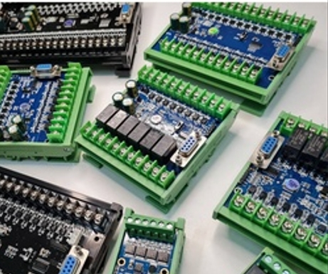 PLC FX2N - (MR-MT) บอร์ดควบคุมการตั้งโปรแกรมใช้ในงานอุตสาหกรรม พร้อมฐานยึด