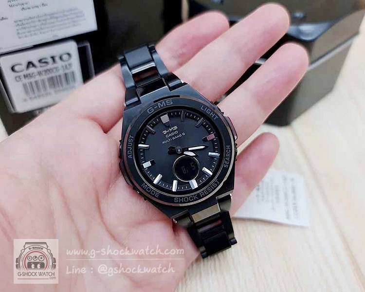 CASIO G-MS นาฬิกาข้อมือ นาฬิกากันน้ำ นาฬิกาของแท้ ประกันศูนย์ CMG 1 ปี MSG-W200CG-1AJF