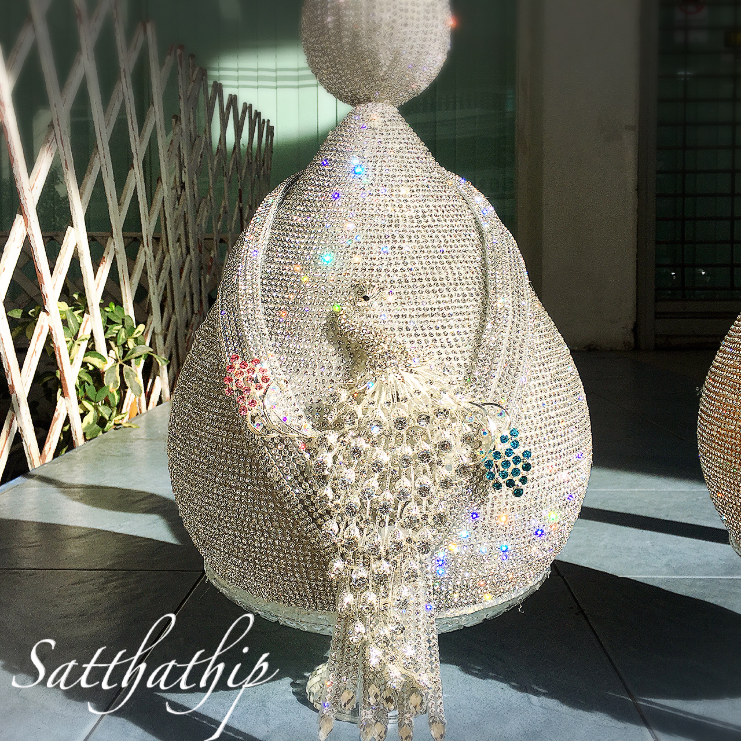 พานพุ่ม - พานพุ่มสักการะ - พานพุ่มเงินทอง - Phan bush