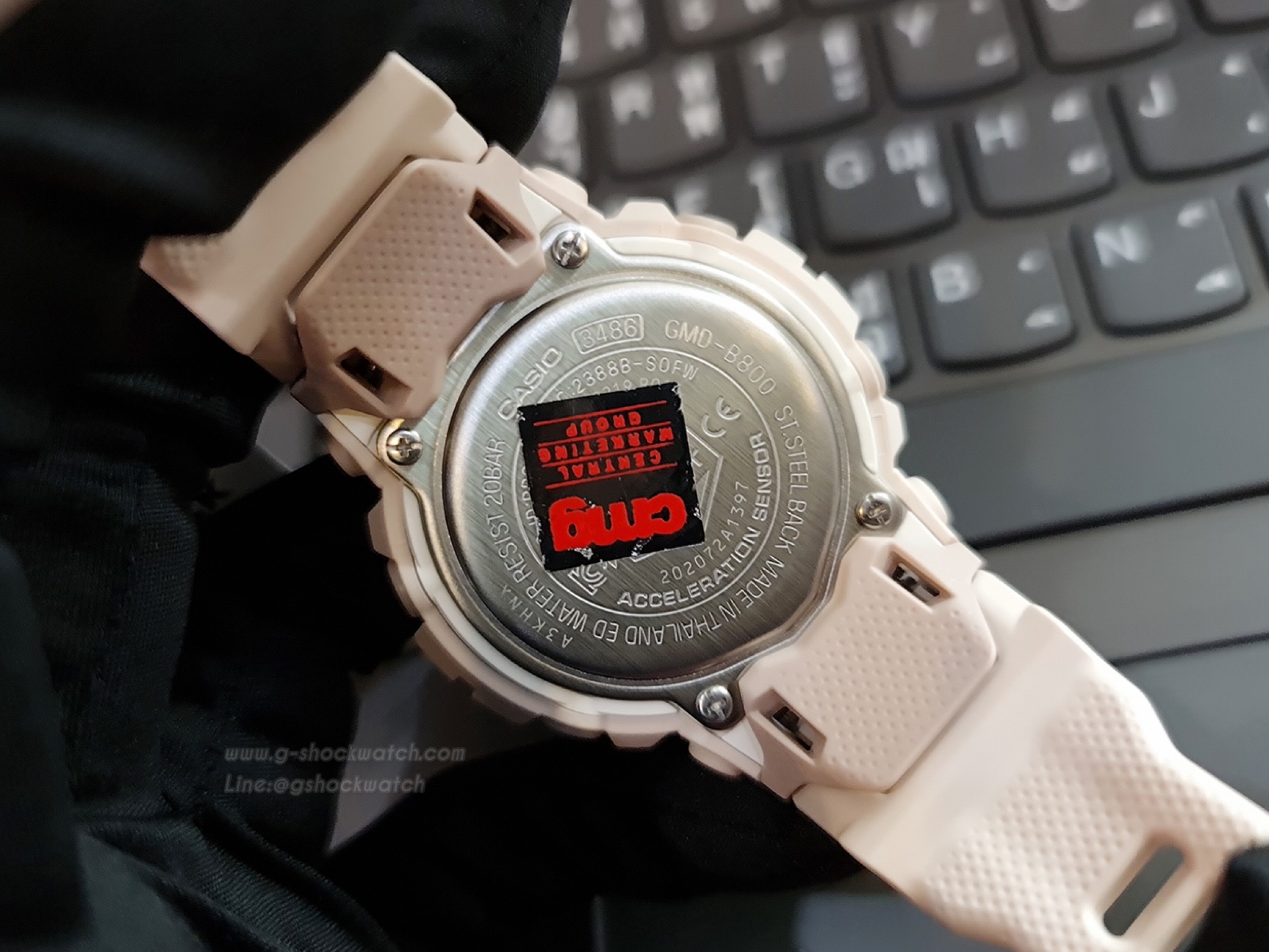 CASIO G-SHOCK นาฬิกาข้อมือ นาฬิกากันน้ำ นาฬิกาของแท้ ประกันศูนย์ CMG 1 ปี รุ่น GMD-B800-4D