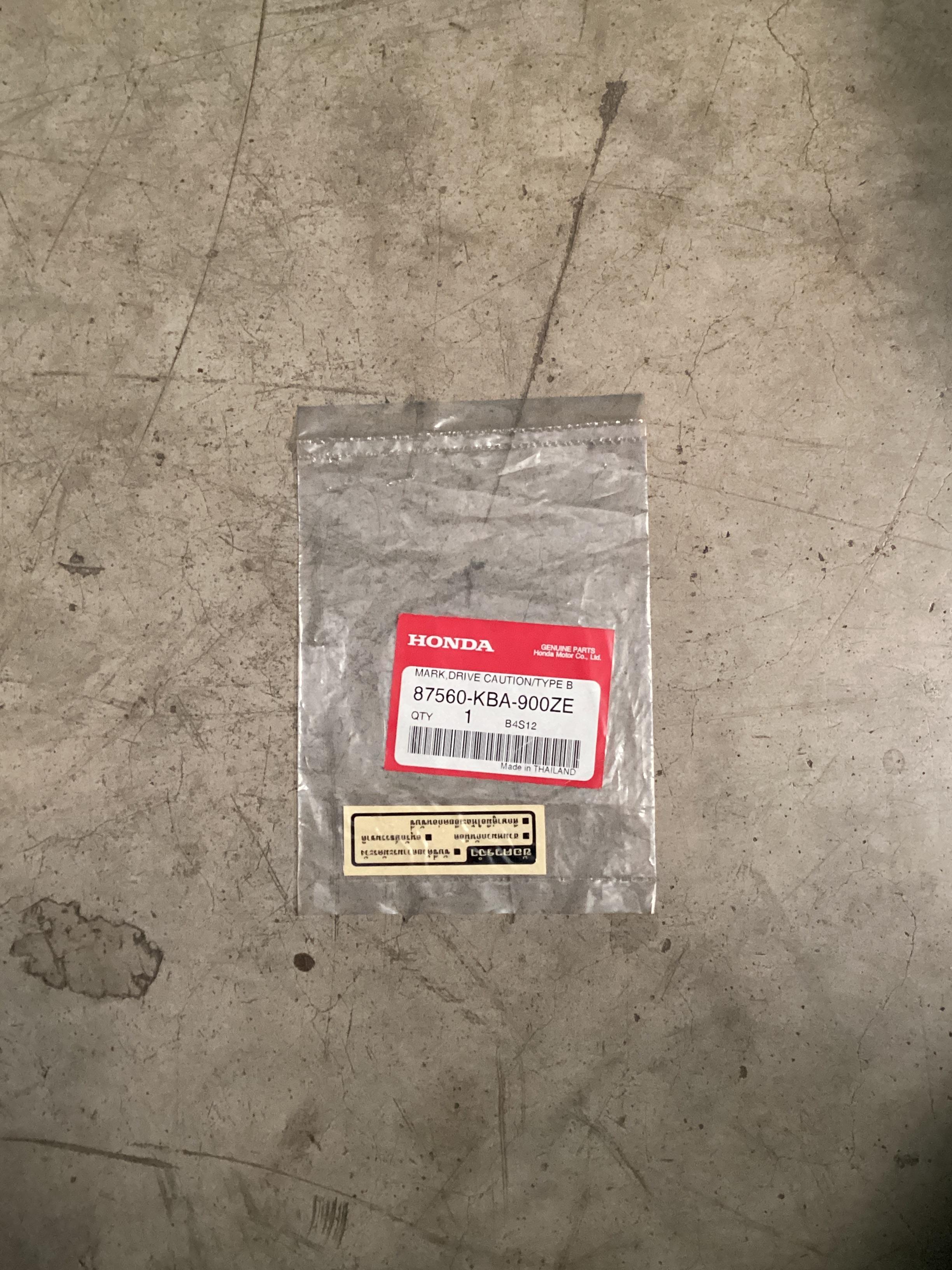 87560-KBA-900ZE