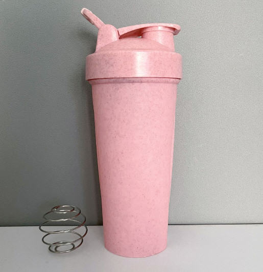 กระบอกเชค,แก้วเชคฟางข้าวสาลี,600ml