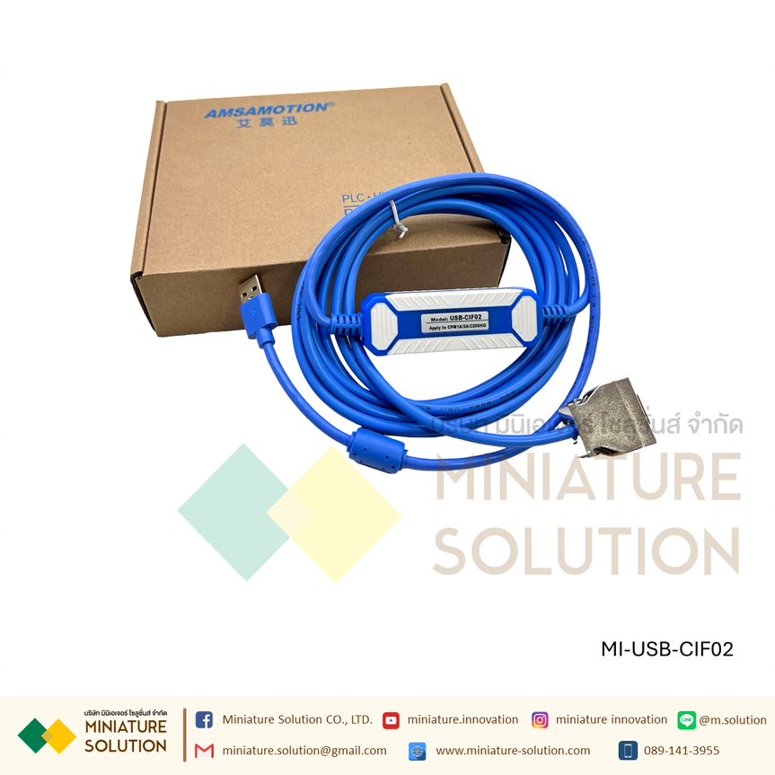 สายลิ้งค์ PLC OMRON CPM1A CPM2A C200HX HG HE ออมรอน USB-CIF02