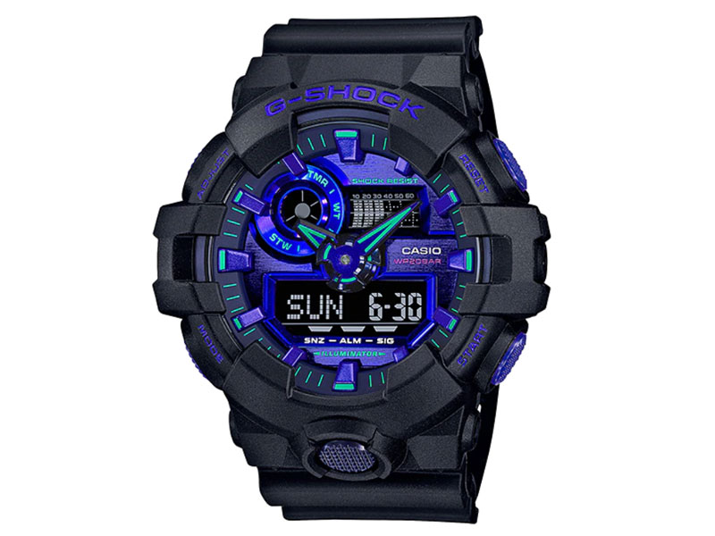 CASIO G-SHOCK นาฬิกาข้อมือ นาฬิกากันน้ำ นาฬิกาของแท้ ประกันศูนย์ CMG 1 ปี รุ่น GA-700VB-1A