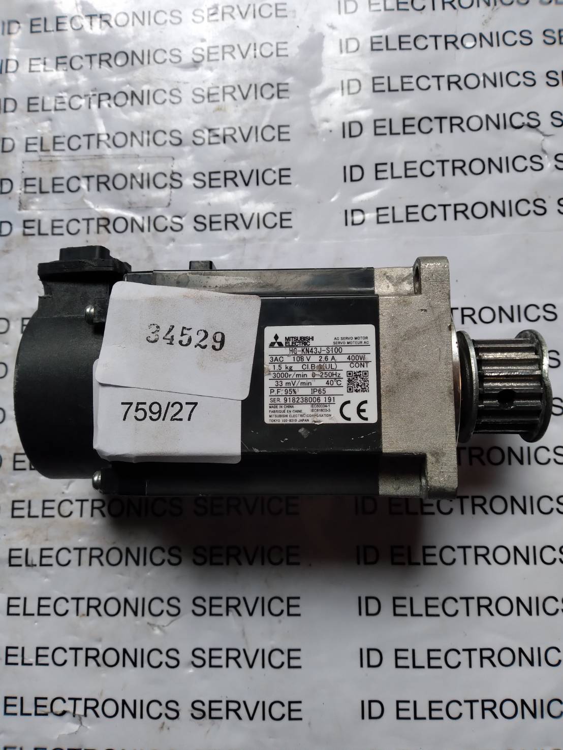 HG-KN43J-S100 MITSUBISHI SERVO MOTOR