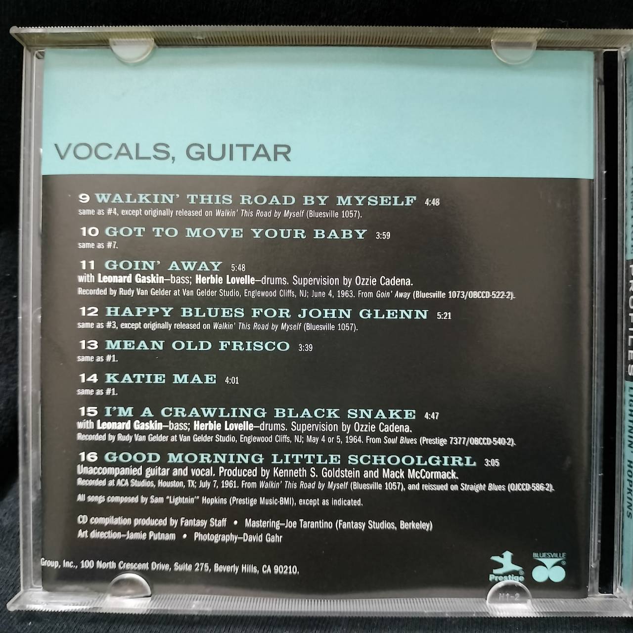 Lightnin' Hopkins – Prestige Profiles Vol. 8 / THAILAND / แผ่นสวย