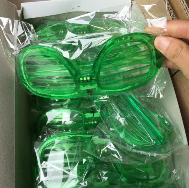 แว่นตาไฟกระพริบ,แว่นตาไฟ,สกรีนโลโก้,อุปกรณ์เชียร์คอนเสิร์ต