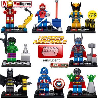 เลโก้จีน SY 293 ชุด Heroes assemble ตัวใส