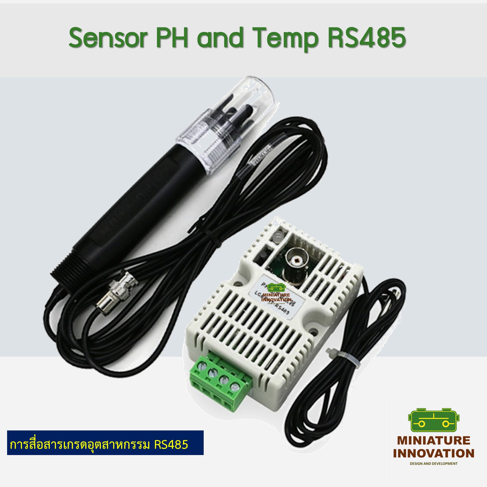 PH and Temperature Water Transmitter RS485