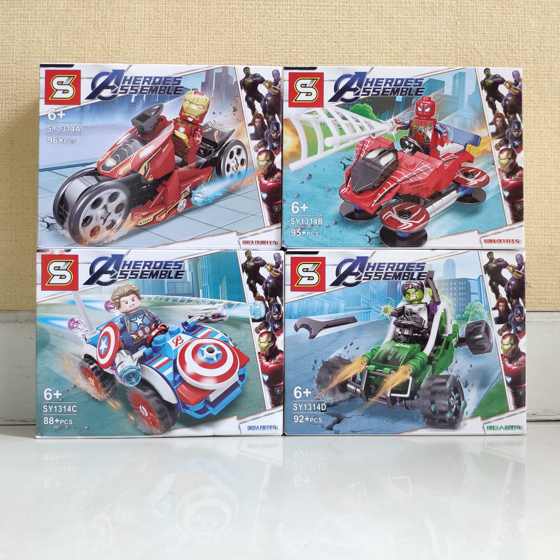 เลโก้จีน SY 1314 A-D ชุด Heroes Assembles