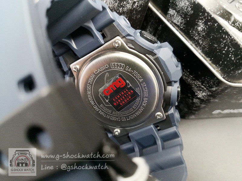 CASIO G-SHOCK นาฬิกาข้อมือ นาฬิกากันน้ำ นาฬิกาของแท้ ประกันศูนย์ CMG 1 ปี รุ่น GA-700CA-2A