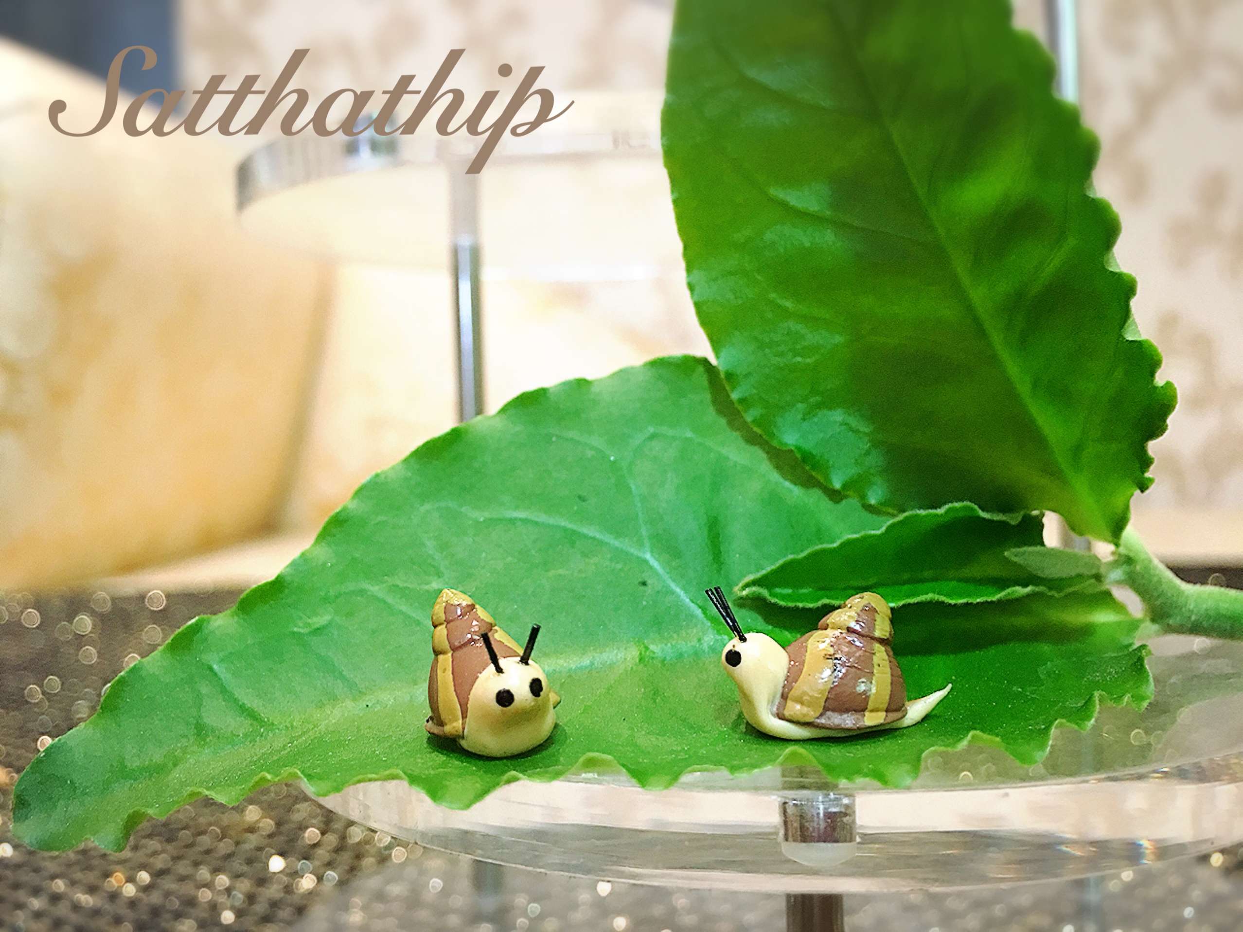 หอยทาก - โมเดลหอยทาก - หอยทากดินปั้น - โมเดลสัตว์ - โมเดลสัตว์เลี้ยง - ตุ๊กตาสัตว์ดินปั้น - Animal model