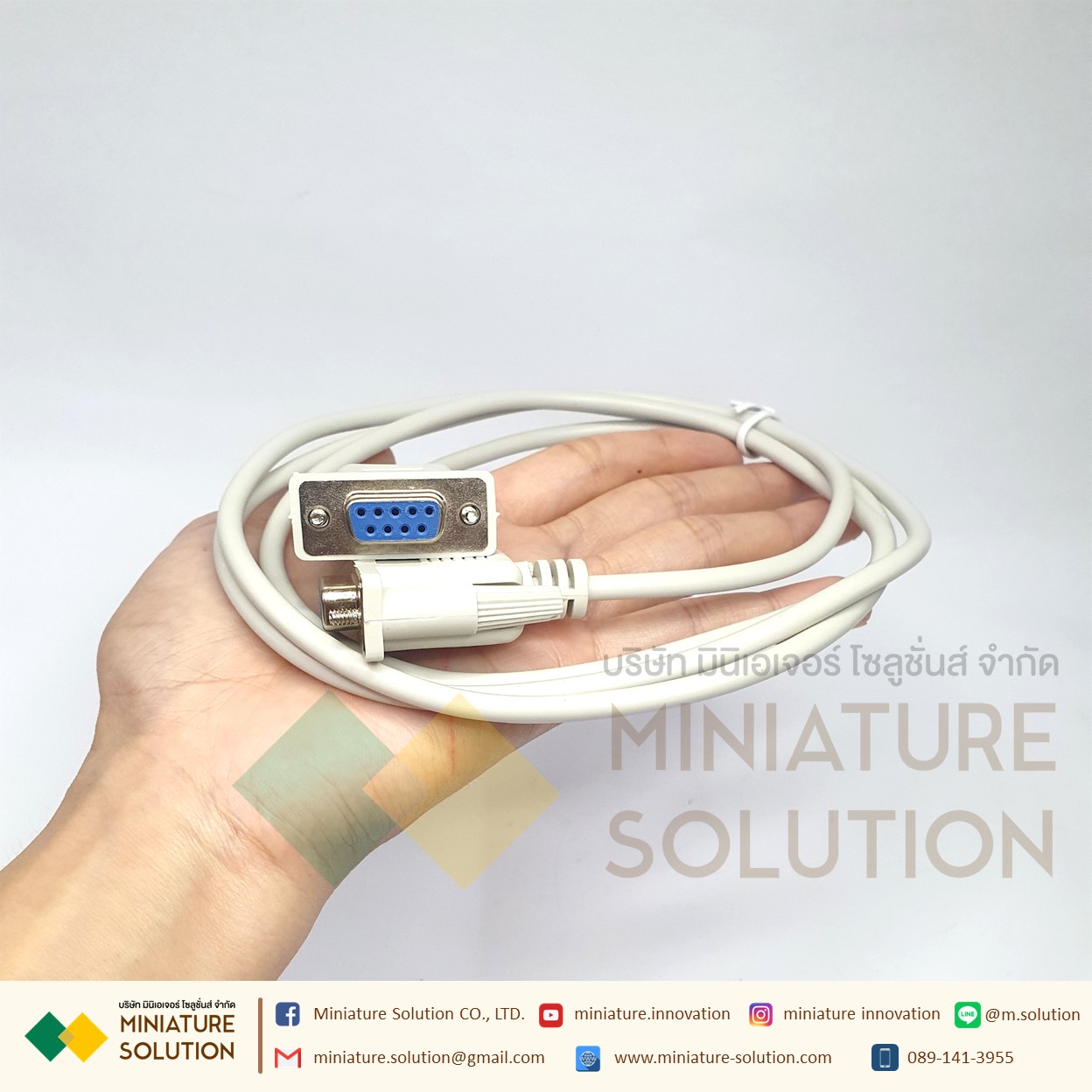 สายลิ้งโหลดโปรแกรม PLC จีน board จีน FX RS232 ใช้กับ PLC Board FX1N,2N,3U และ ต่อจอ OP320 HMI (ตัวเมีย-ตัวเมีย)