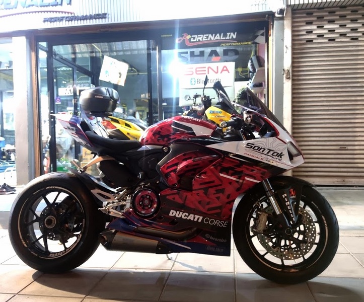 ครอบคลัทช์ใส Ducabike (Cluth Cover Window) สำหรับ 899, 1199