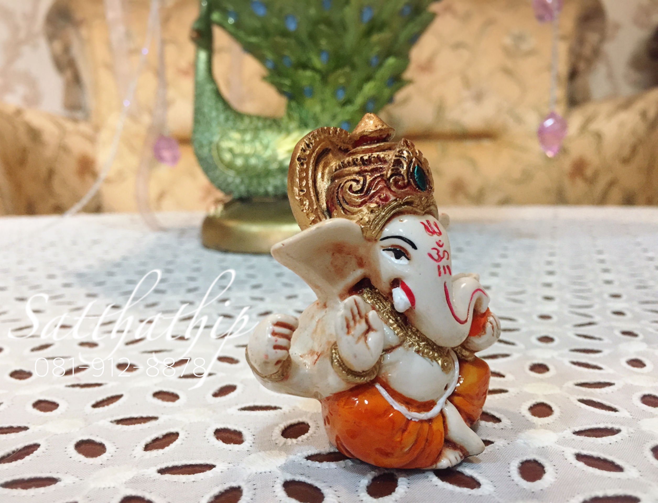 [สินค้าหมด - sold out***] พระพิฆเนศ ปางประทานพร (เซรามิก) - Ganesha: Lord of Success