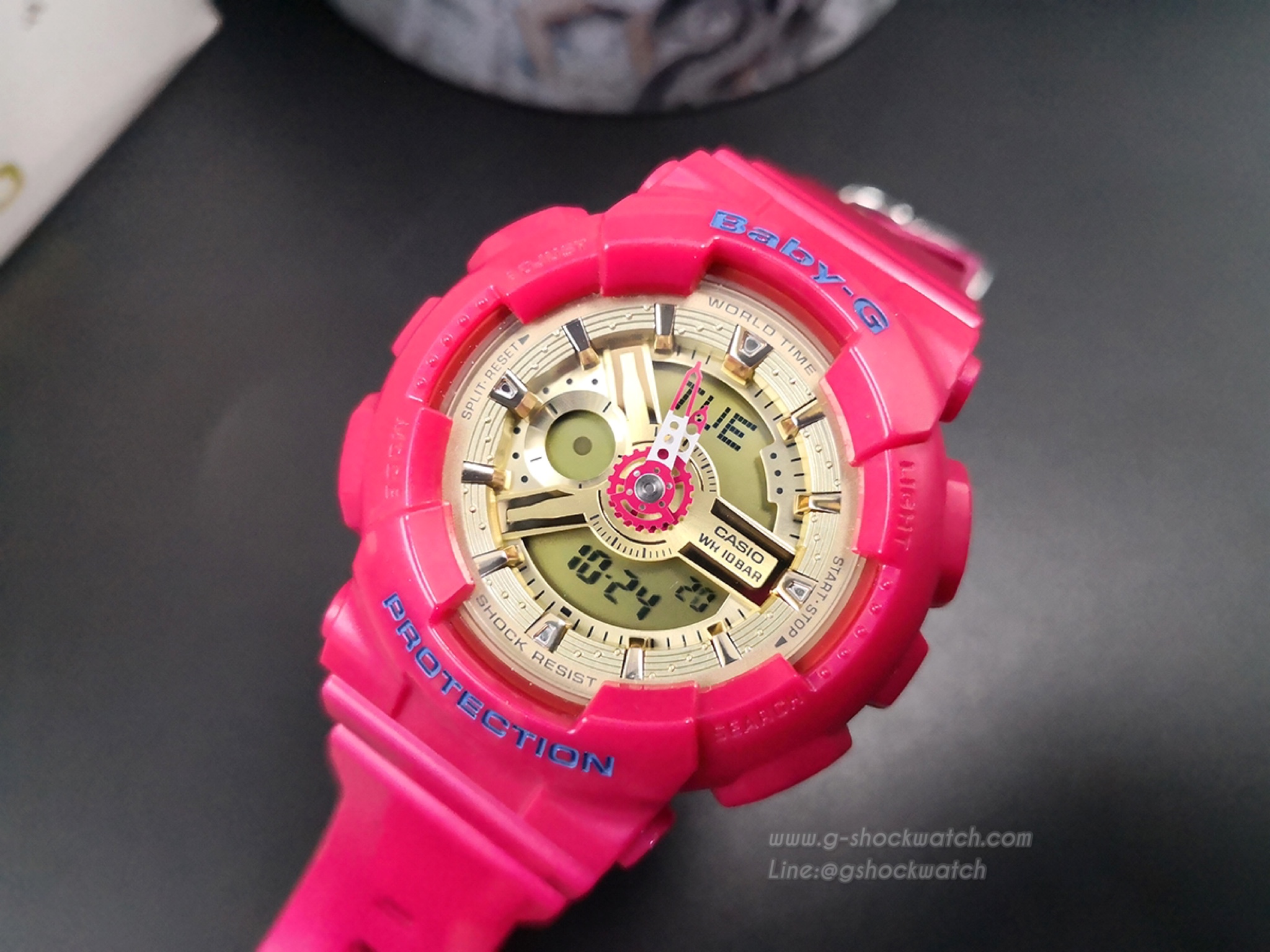 CASIO BABY-G นาฬิกาข้อมือ นาฬิกากันน้ำ นาฬิกาของแท้ ประกันศูนย์ CMG 1 ปี รุ่น BA-111GGB-4A Limited Edition (BABY-G 20th Anniversary x GIRLS GENERATION)