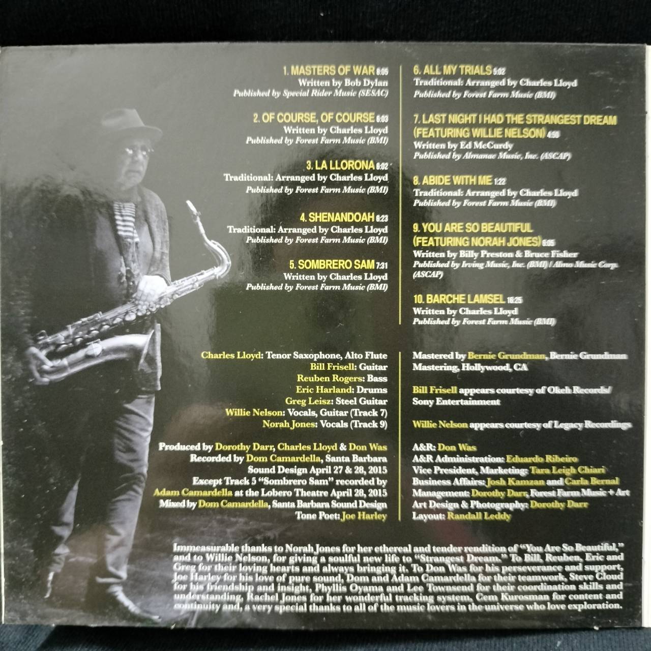 Charles Lloyd & The Marvels – I Long To See You / EU / แผ่นดี