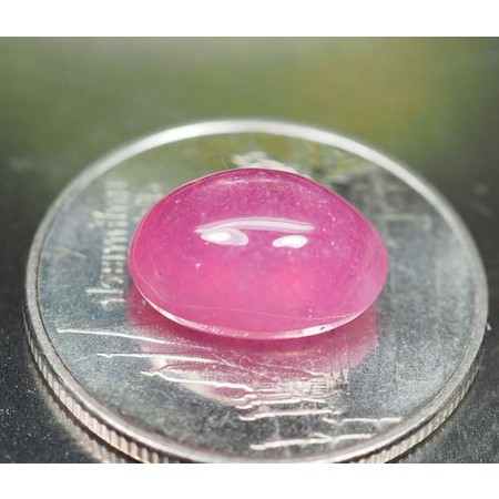 พลอยทับทิม (Ruby) 5 กะรัตสีชมพู