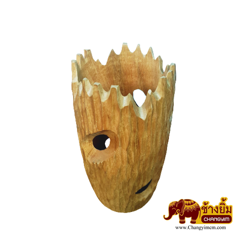 แจกันไม้มะม่วง( A112 )สูง10นิ้ว