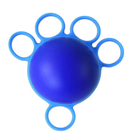 ลูกบอลบริหารมือแบบสวมนิ้ว,ลูกบอลนวดมือ,อุปกรณ์บริหารมือ,กันนิ้วล็อค,7cm,สกรีนโลโก้