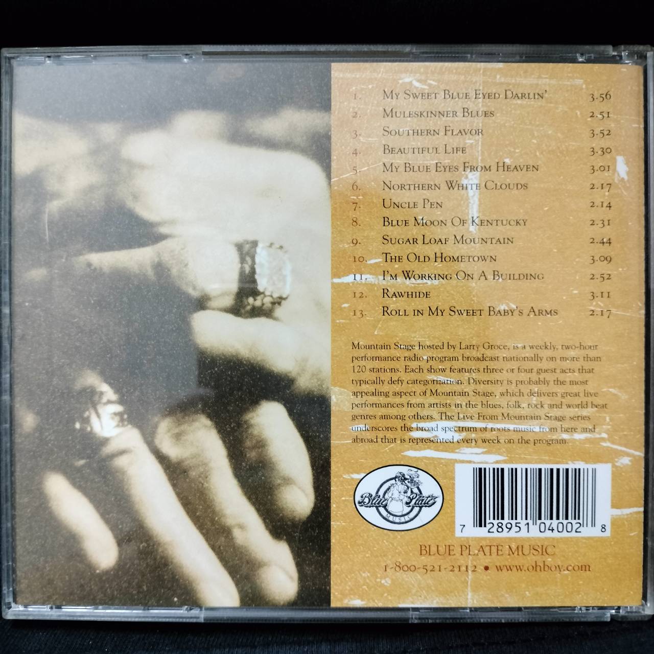 Bill Monroe – Live From Mountain Stage / USA / แผ่นสวย