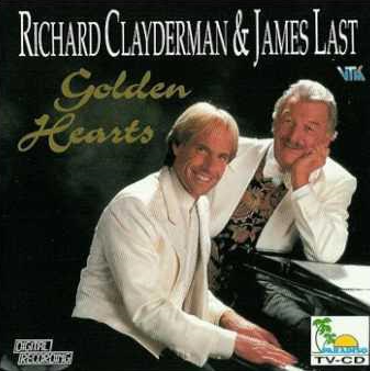 Richard Clayderman & James Last – Golden Hearts / SWEDEN / แผ่นดี
