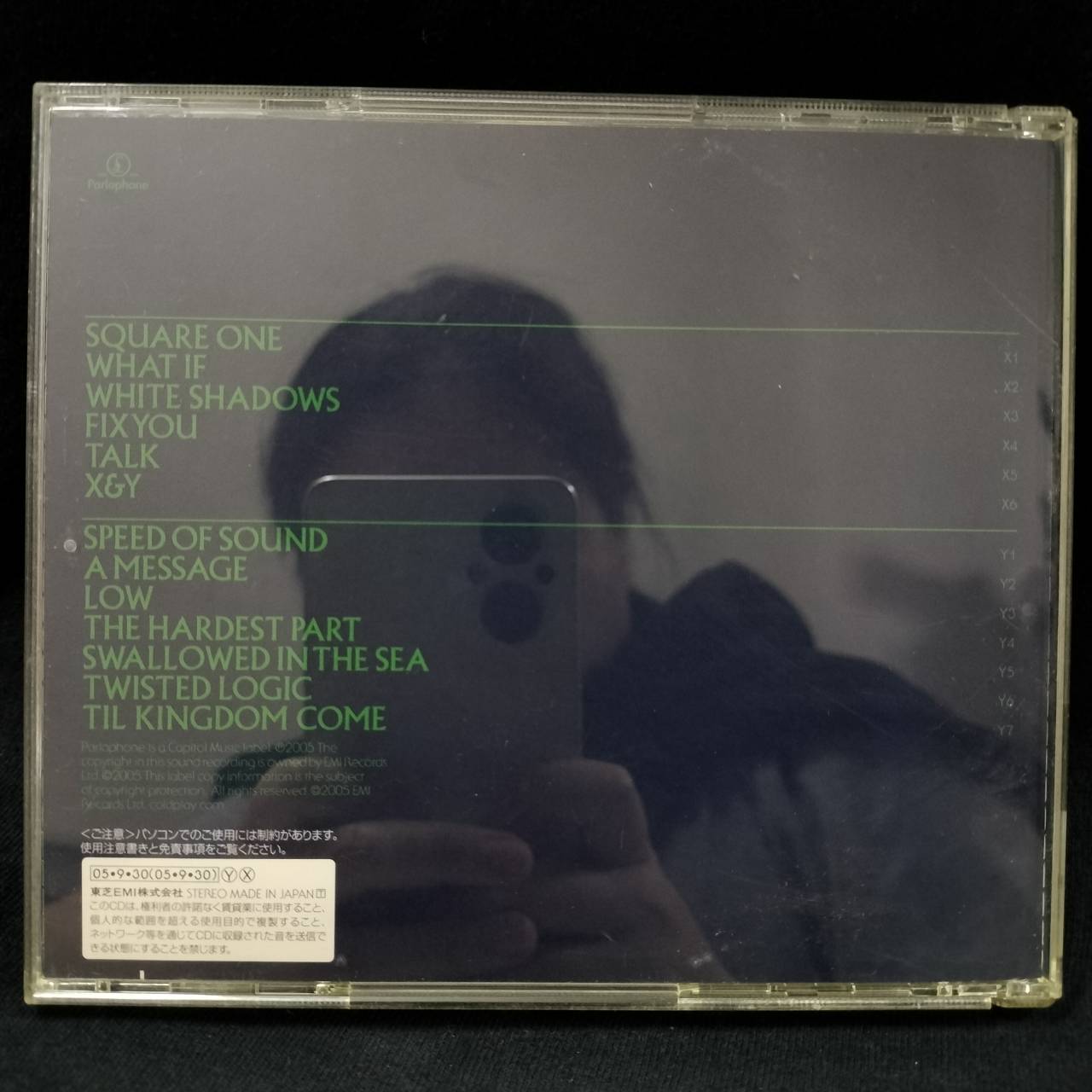 Coldplay – X&Y / JAPAN / มีรอยบ้าง