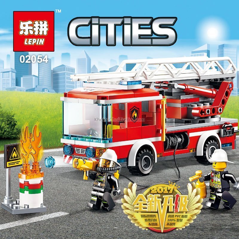 เลโก้จีน LEPIN.02054 ชุด Fire Ladder Truck