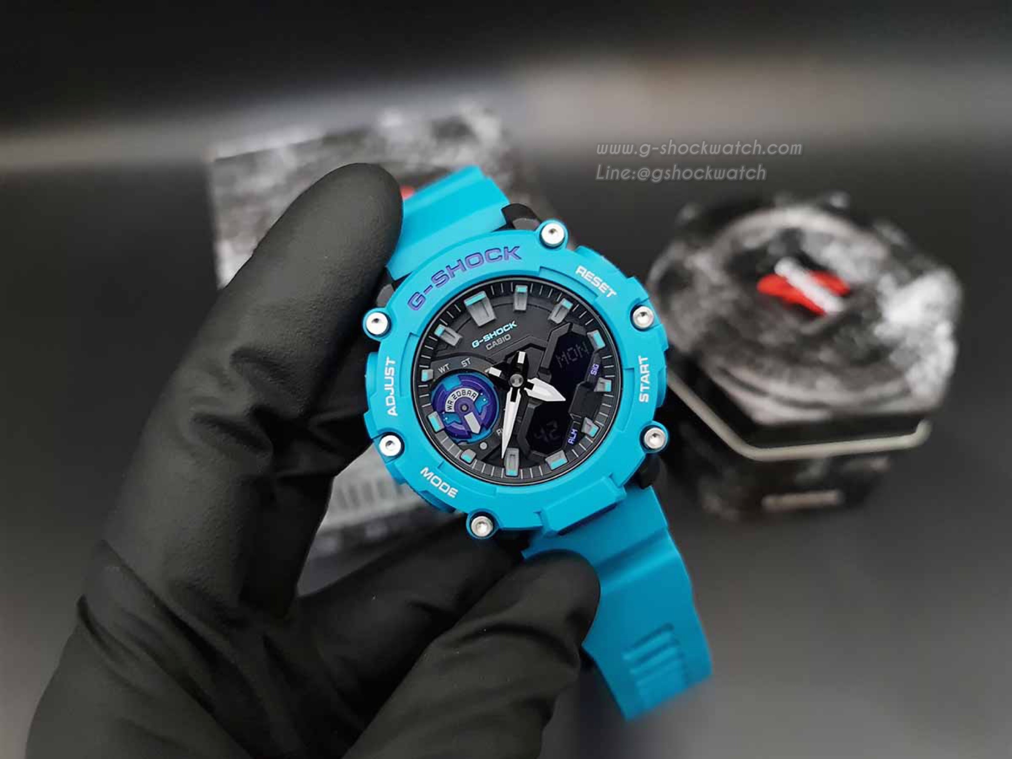 CASIO G-SHOCK นาฬิกาข้อมือ นาฬิกากันน้ำ นาฬิกาของแท้ ประกันศูนย์ CMG 1 ปี รุ่น GA-2200-2A