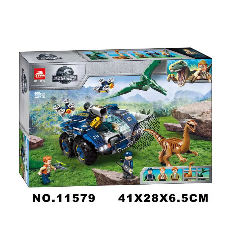 เลโก้จีน Bela 11579 ชุด Jurassic World Gallimimus and Pteranodon Breakout