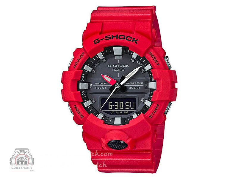 CASIO G-SHOCK นาฬิกาข้อมือ นาฬิกากันน้ำ นาฬิกาของแท้ ประกันศูนย์ CMG 1 ปี รุ่น GA-800-4A