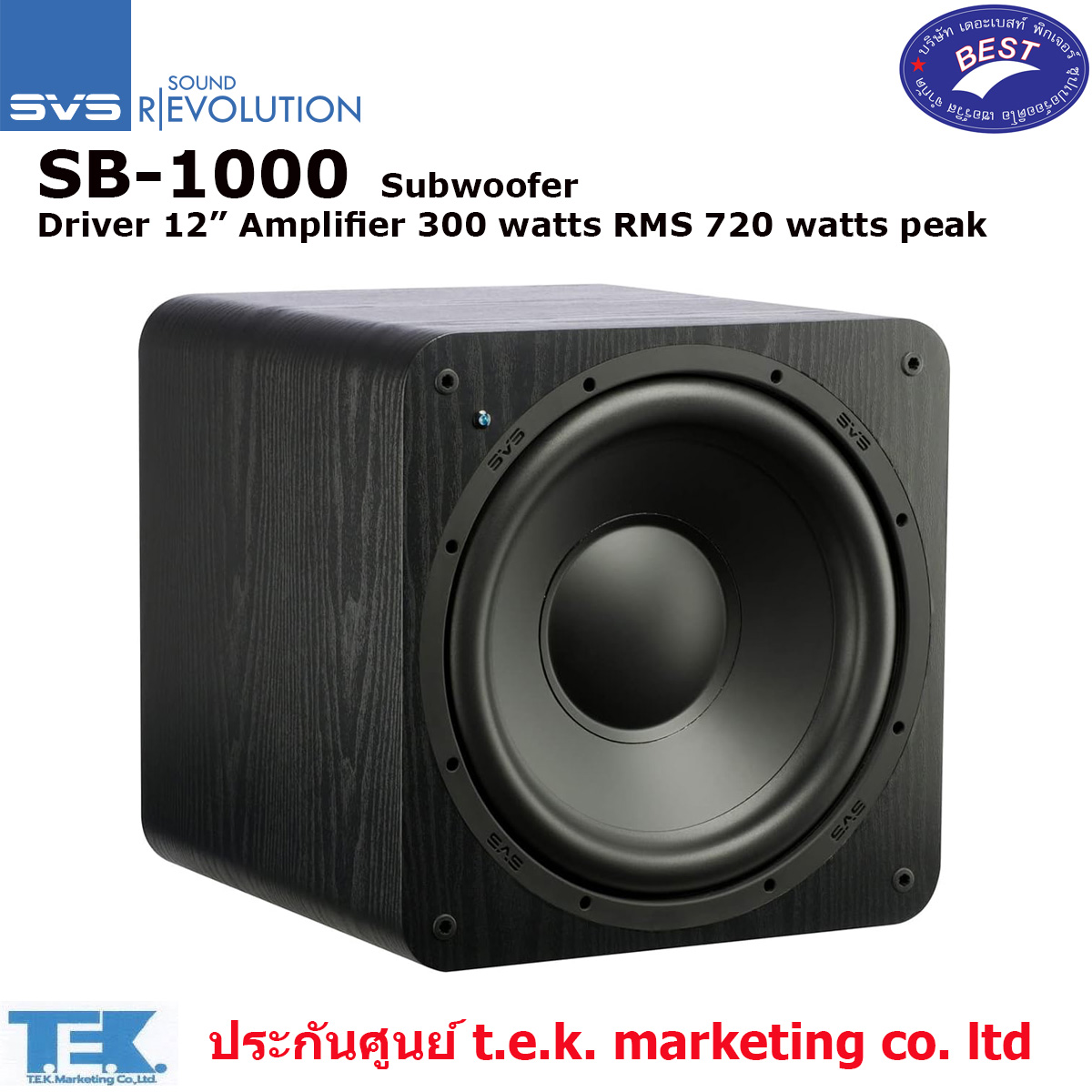 SVS SB1000 Subwoofer 12" 300W RMS Power 720W Peak Power