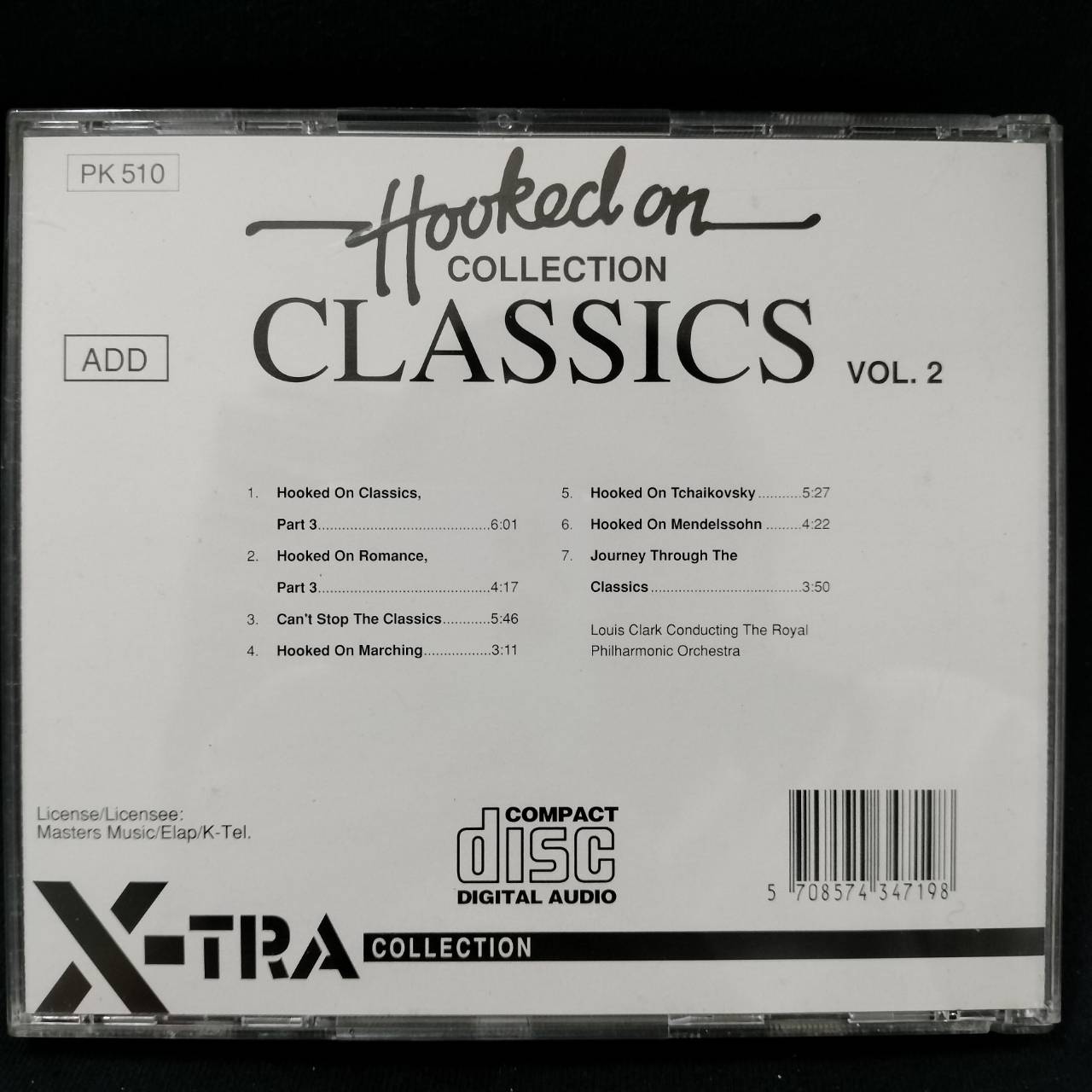 Louis Clark Conducting The Royal Philharmonic Orchestra – Hooked On Classics Vol. 2 / EEC / มีรอยบ้าง