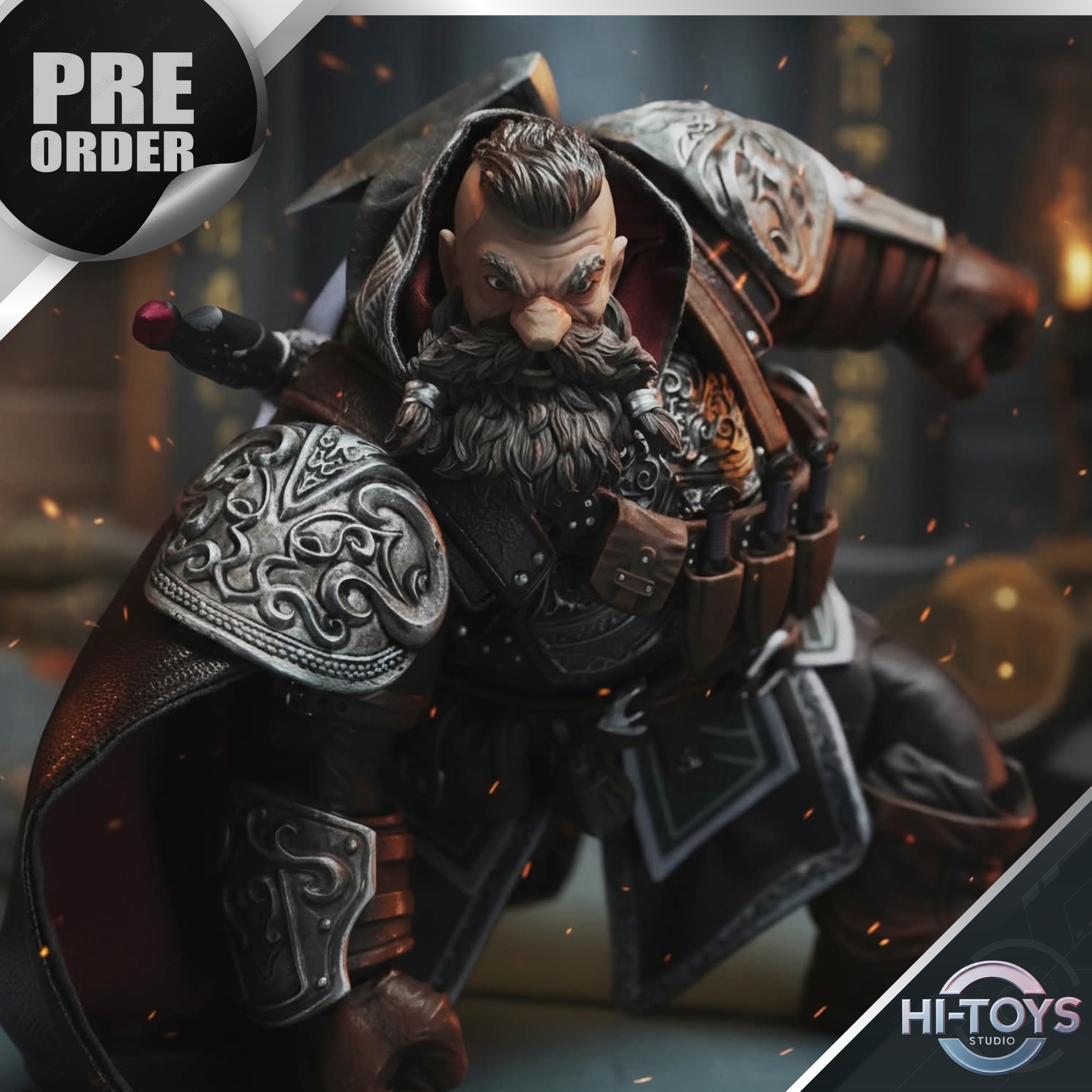 [31-10-2025] PRE ORDER - 𝗔𝘀𝘁𝗿𝗼𝗹𝗹𝗼𝗿𝘇 𝗦𝘁𝘂𝗱𝗶𝗼 - 1/12 Eternal Expedition Series Dwarf Assassin Verdred Anvil