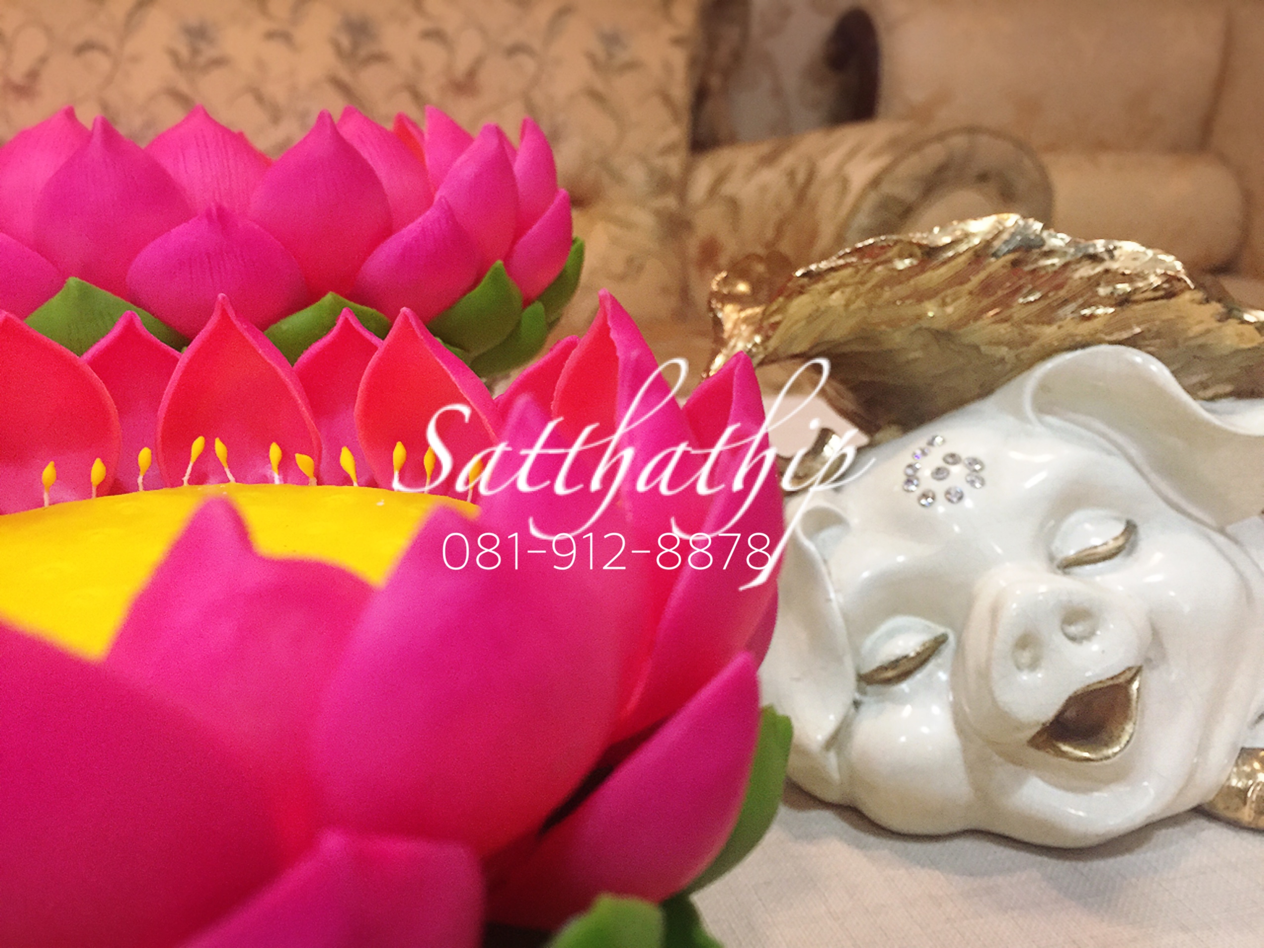 ถาดบัว ประดิษฐ์จากดิน - ฐานบัว ประดิษฐ์จากดิน - พานบัว ประดิษฐ์จากดิน - ถาดบัวดินปั้น - ฐานบัวดินปั้น - พานบัวดินปั้น -Tray