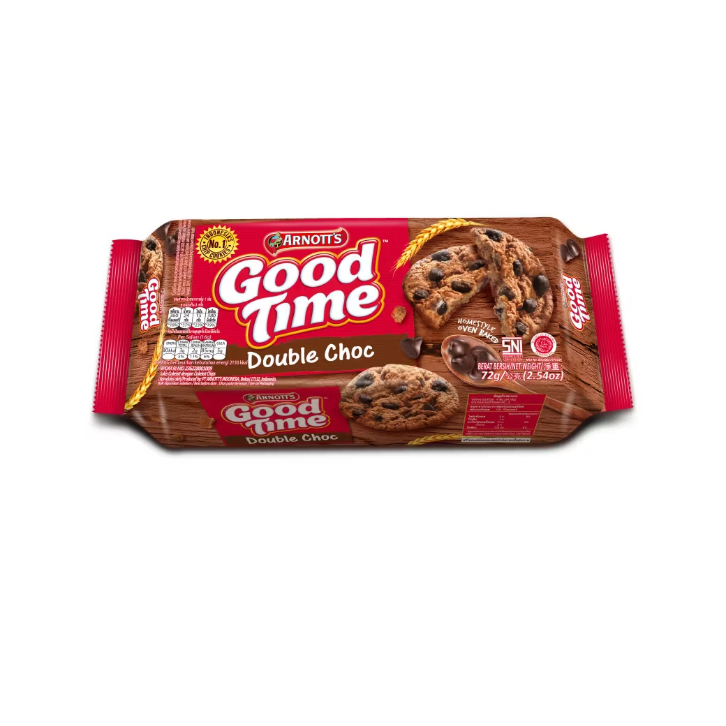 Arnott's Good Time Double Choc 72 g. กู๊ดไทม์คุ๊กกี้ดับเบิ้ลช็อคโกแลต (05-8656)