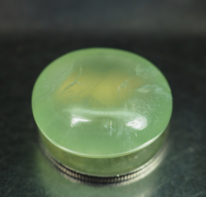 พรีไนท์สีเขียวสวย (Prehnite) 27.35 กะรัต