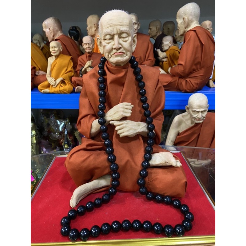 สร้อยประคำ ลูกประคำ เม็ดใหญ่ ยาว17นิ้ว
