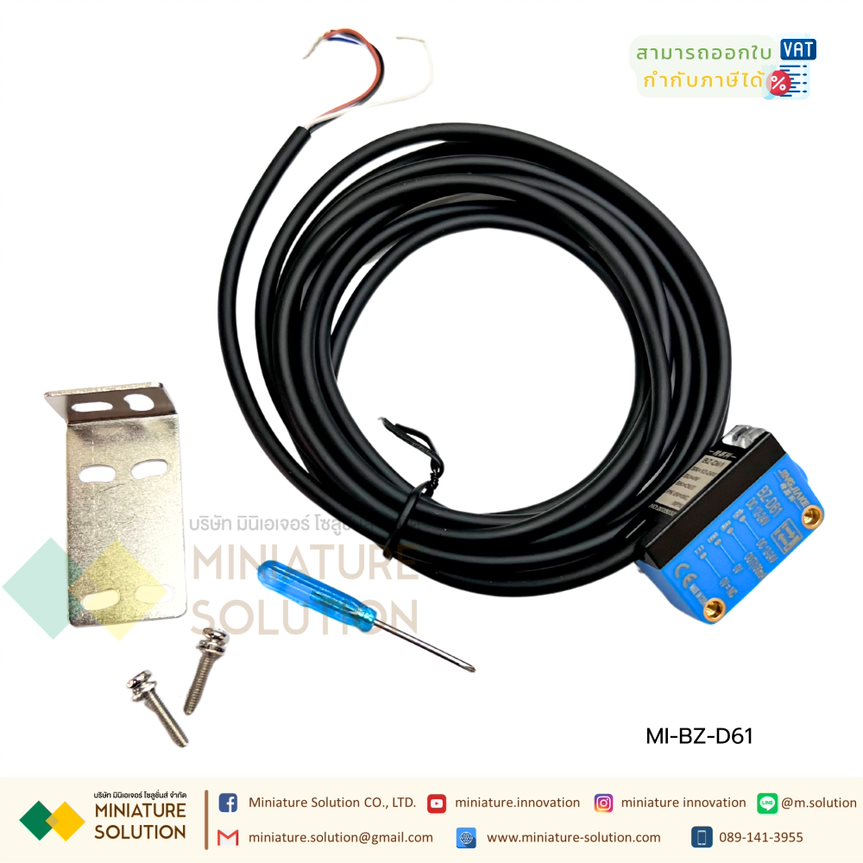 JINGJIAKE BZ-D61 NPN/BZ-D61P PNP Reflective Photoelectric Sensor Detecting Range 30~150mm, 12~24VDC BZ E3Z-D61 R61 T61 เซนเซอร์ตรวจจับวัตถุ