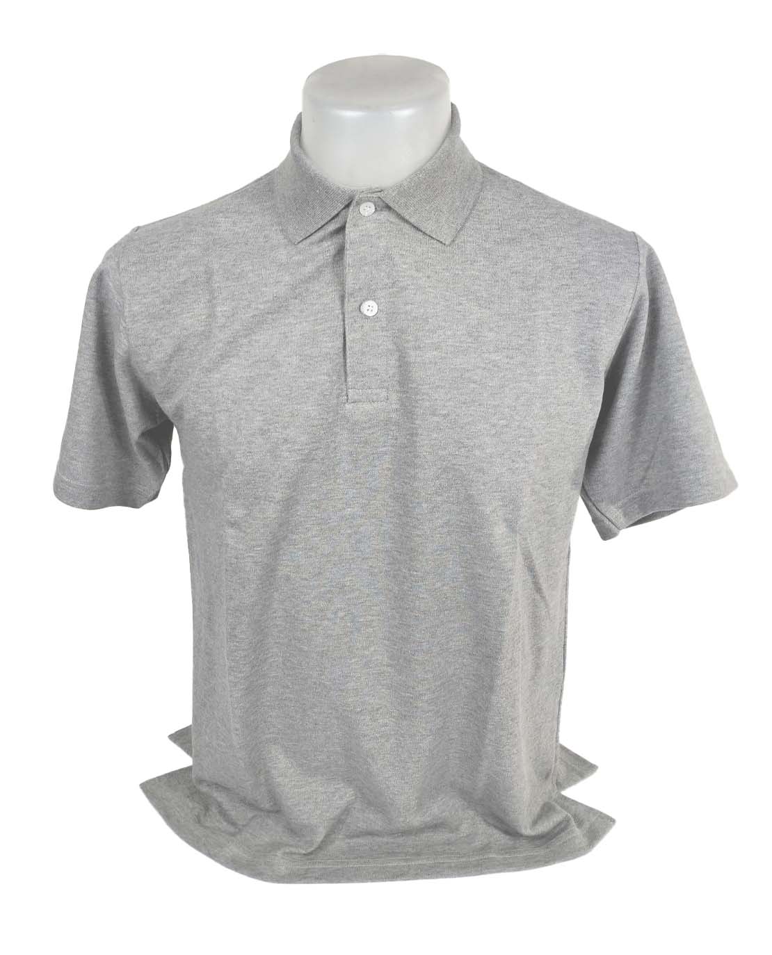 เสื้อโปโลสีเทาอ่อน สีเทาท็อปดราย