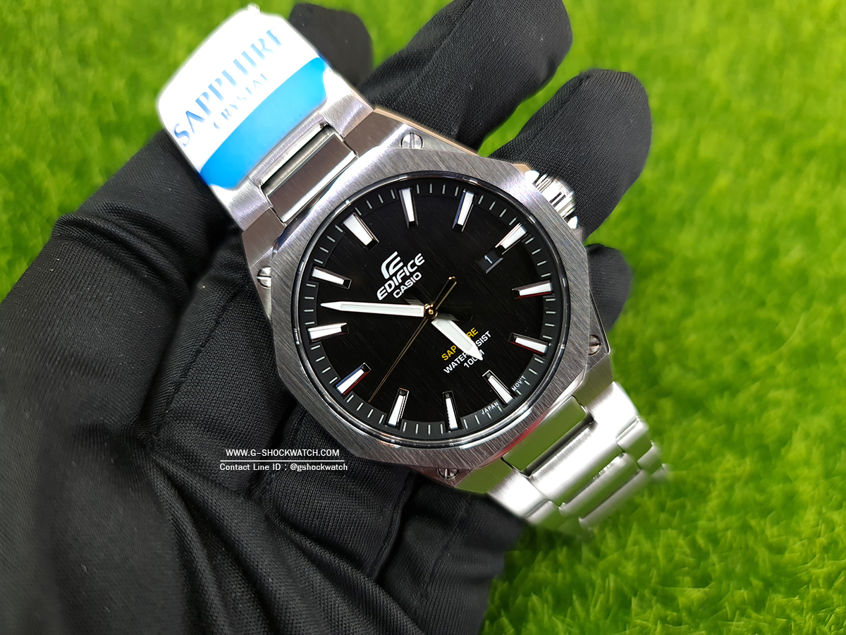 CASIO EDIFICE นาฬิกาข้อมือ นาฬิกากันน้ำ นาฬิกาของแท้ ประกันศูนย์ CMG 1 ปี รุ่น EFR-S108D-1A