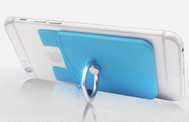 แหวนยึดโทรศัพท์พร้อมช่องเก็บบัตร,แหวนมือถือพร้อมซองใส่บัตรเครดิต