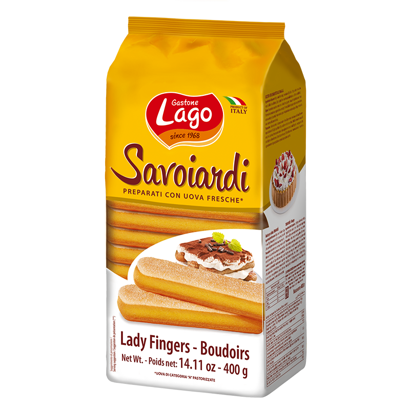Lago Savoiardi Ladyfingers 400 g. ลาโก้ เลดี้ฟิงเกอร์ 400 กรัม (05-9076)