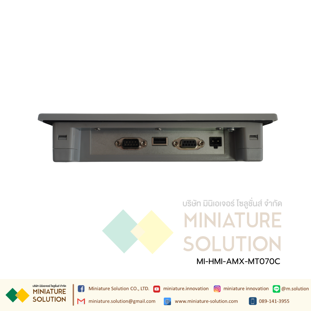 Amsamotion HMI AMX-MT070C USB Download จอทัชกรีน 7 นิ้ว Amsamotion HMI จอสัมผัส