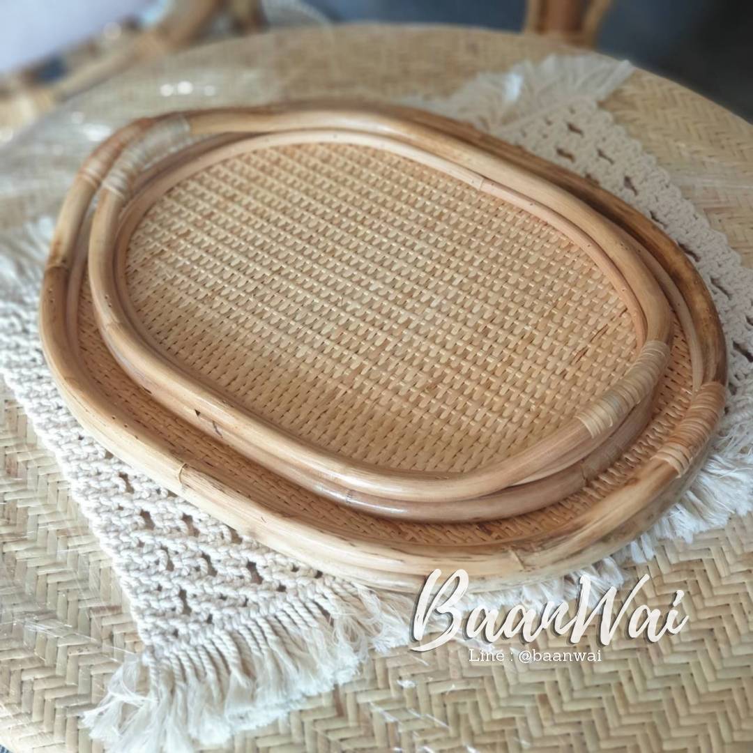 ถาดหวายแท้