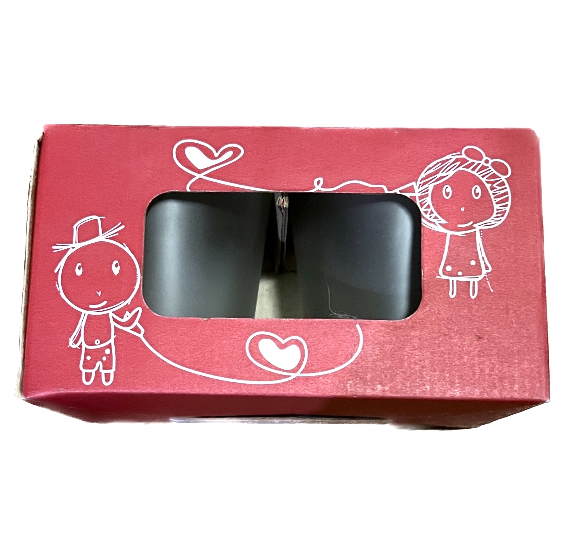 แก้วน้ำ Lovely Gift Set Pack 2 items ลายเด็กชาย-หญิง น่ารักน่าสะสม ใช้ประดับตกแต่ง หรือ ใส่เครื่องดื่ม