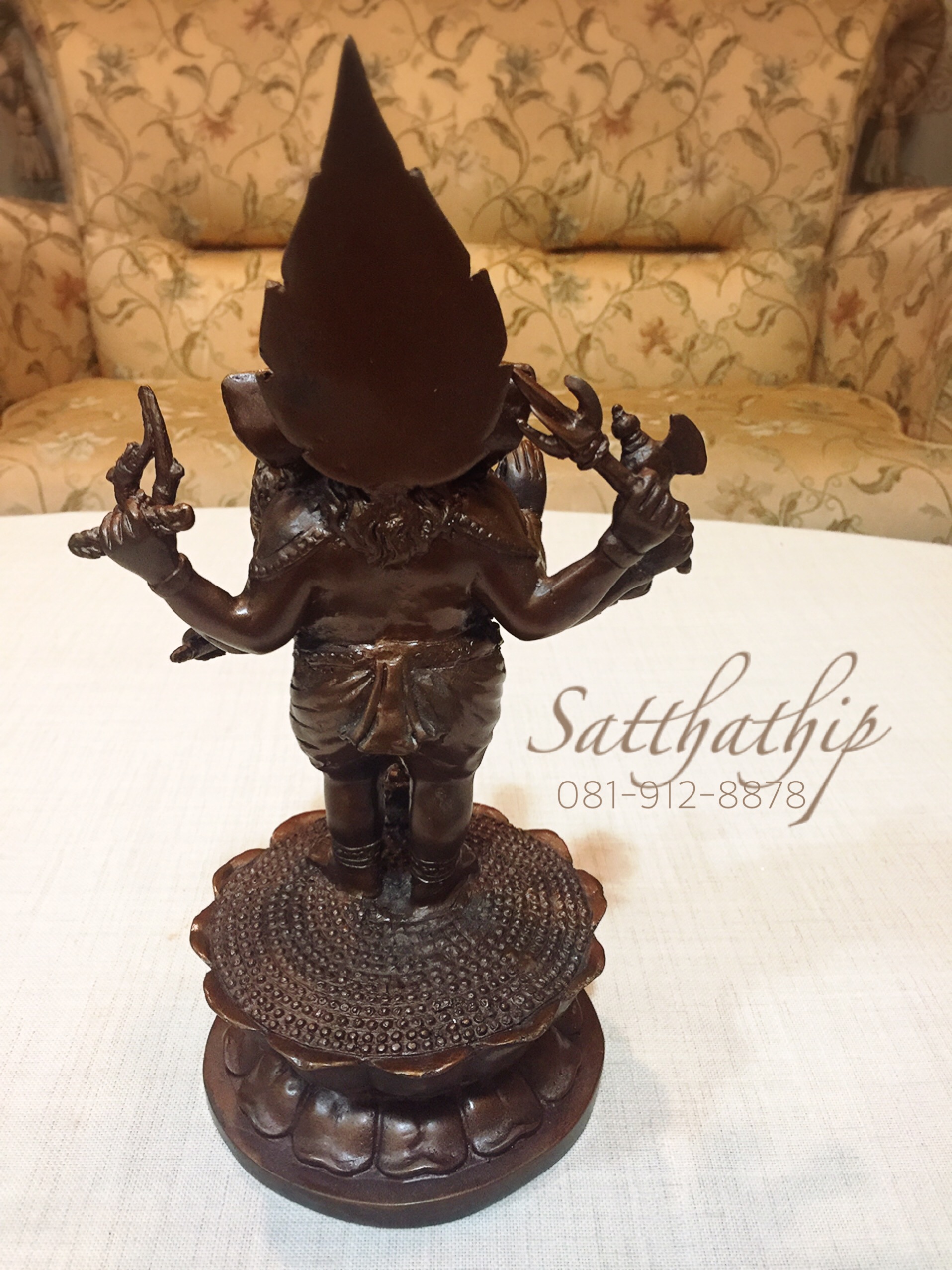 พระพิฆเนศ ปางประทานพร (ทองเหลืองรมดำ) - Ganesha: Lord of Success