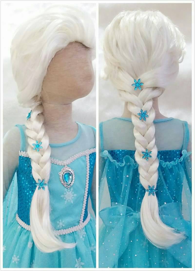 วิกผมเจ้าหญิงเอลซ่า Frozen (พร้อมส่ง)