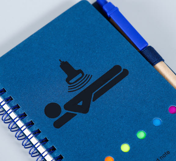 สมุดโน้ต,สมุดโน้ตรักษาสิ่งแวดล้อม,สกรีนโลโก้,สมุดโน้ตโพสอิท